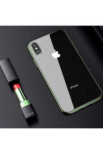 Apple Iphone X - Xs Uyumlu Kılıf Benks Magic Glitz Transparent Protective Soft Thin Case - 4