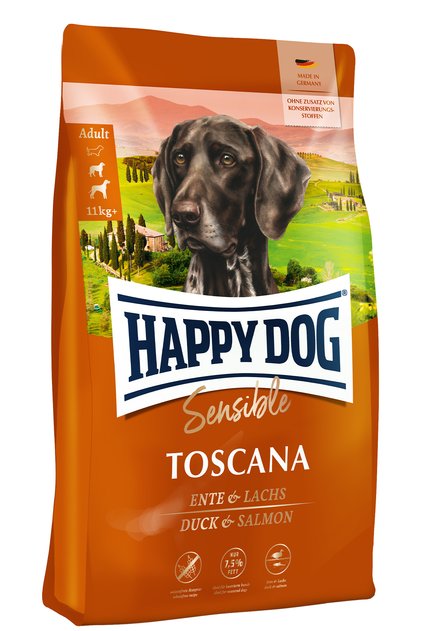 Happy Dog Ördek ve Somonlu Yetişkin Orta Irk Köpek Maması 12.5 Kg