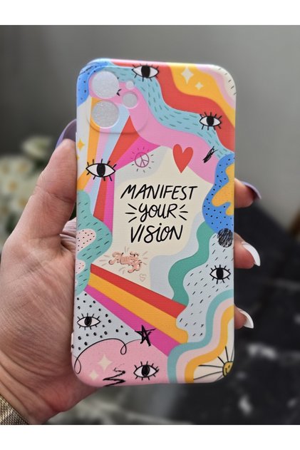 iPhone 11 Compatible Manifest Designed Transparent Phone Case