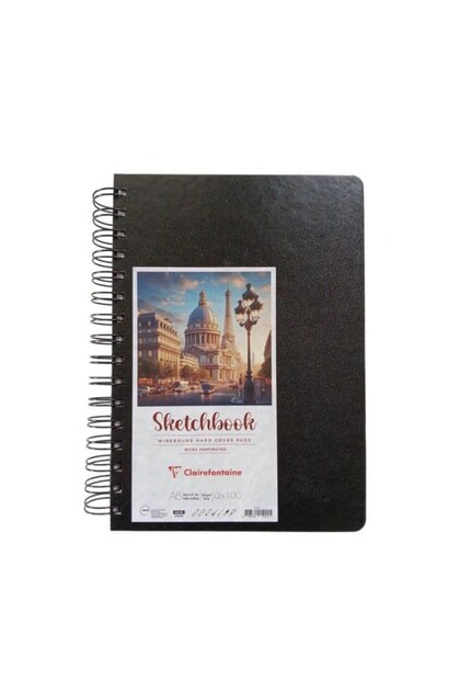 Sketchbook Hardcover Spiral Sketchbook 120 gr 100 pages A5