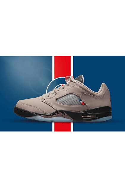 シューズ(男性用) NIKE AIR JORDAN 5 PSG 28cm Nike Air Jordan 5 Retro Low x PSG Paris Saint-Germain Sneaker