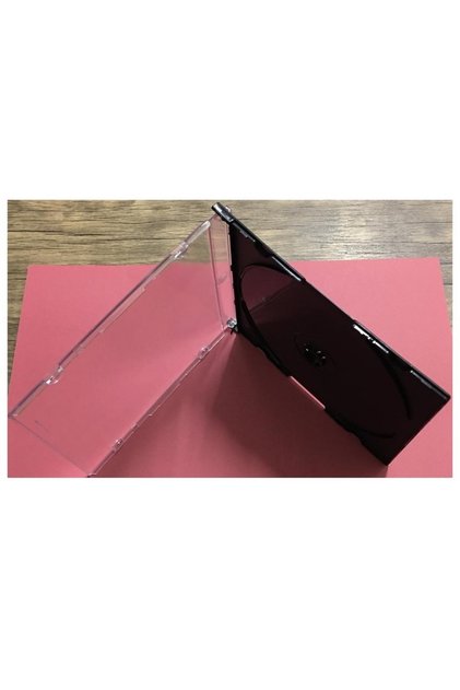 CD / DVD Kutusu 1 Li Siyah Slim 5,2mm Qd-521.02b (20 Li Paket)