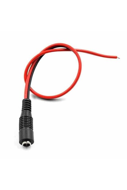 25 cm Kablolu Dişi Barrel Jack - Power Soket