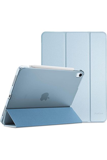 UnDePlus Apple İPad Air 5 10.9 2022 Uyumlu M1 Kılıf PU Deri Smart