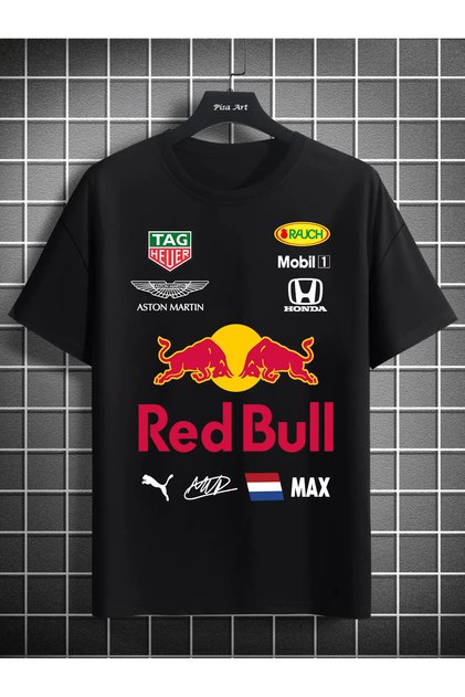 Redbull Baskılı Kaliteli Oversize T-Shirt