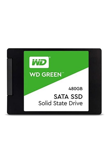 قرص صلب داخلي من ويسترن ديجيتال بسعة 480 جيجابايت - أخضر اللون، SATA III 6 جيجابت/ثانية، 2.5 بوصة/7 ملم، سرعة تصل إلى 545 ميجابايت/ثانية - WDS480G3G0A
