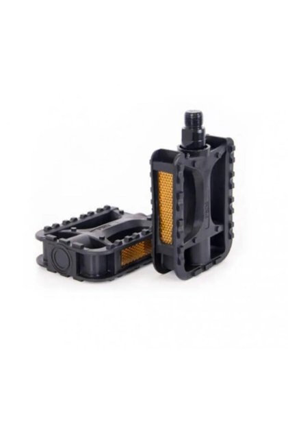 Mtb Bisiklet Pedal Siyah Reflektörlü [takım] 24-26-27,5-28-29 Jant Uyumlu