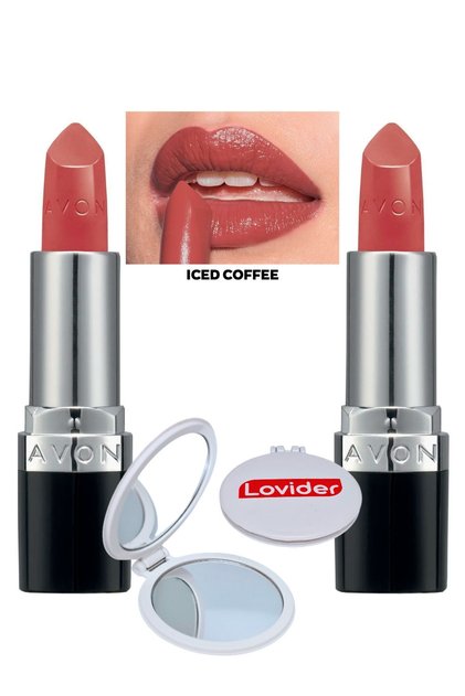 Ultra Kremsi Ruj Iced Coffee 2'li + Lovider Cep Aynası Hediye