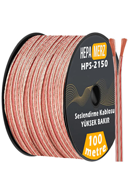 Hepa-Merz Hepa Merz HPS-2250 Bakır Ses Hoparlör Kablosu 2x2.5 mm
