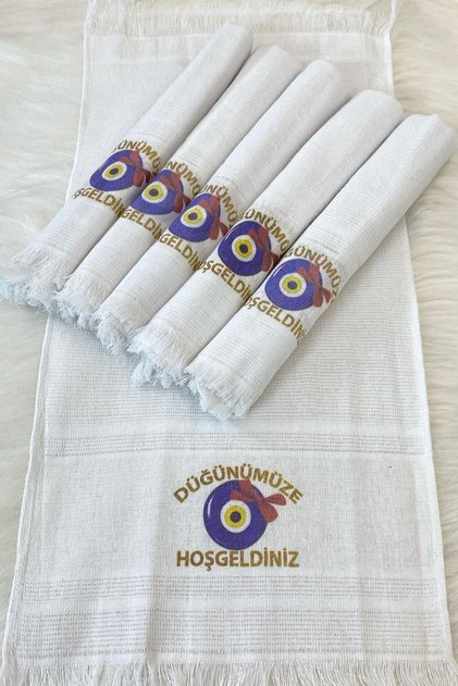 Wedding Bridal Groom Circumcision Convoy Car Towel Ornament, 12Pcs