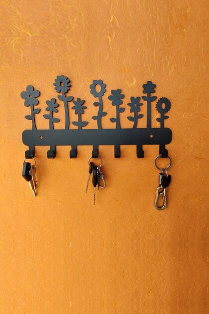 Key Hanger - Decorative Metal Key Holder - 3Artmtl28