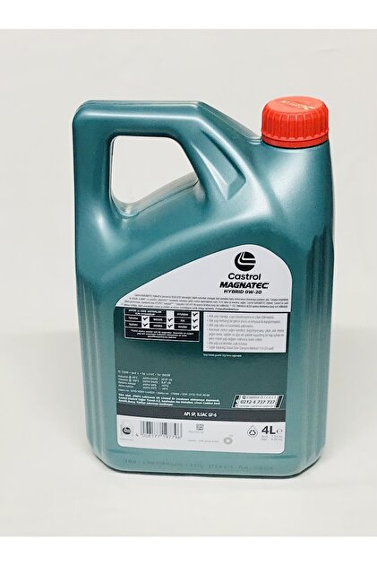 Castrol Magnatec Hybrıd 0W-20 Tam Sentetik Benzinli-Dizel-Hibrit