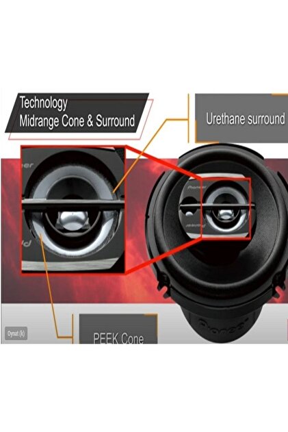 Pioneer TS-1675V3 Şampiyon Serisi Pro 16 cm Kaoksiyel Hoparlör