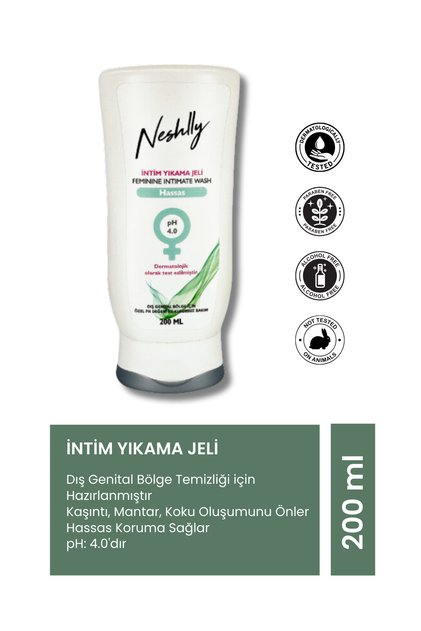 Neshlly İntim Yıkama Jeli (Genital Bölge Yıkama Jeli) (200ml)