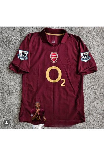 kombinezyum Thierry Henry Arsenal 05/06 Iç Saha Retro Forma