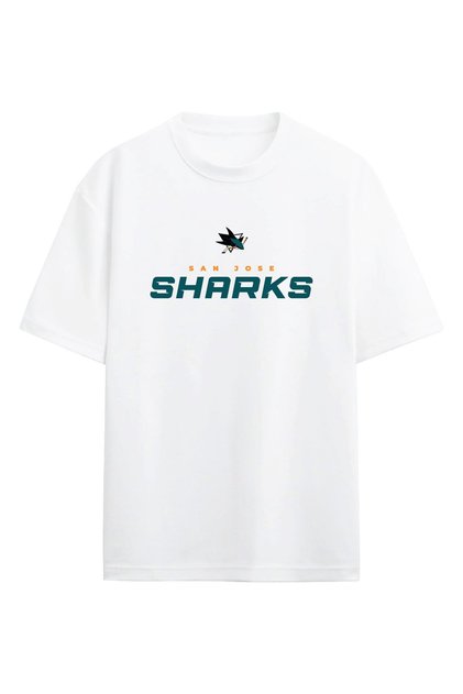 NHL San Jose Sharks Ice Hockey Oversize T-Shirt