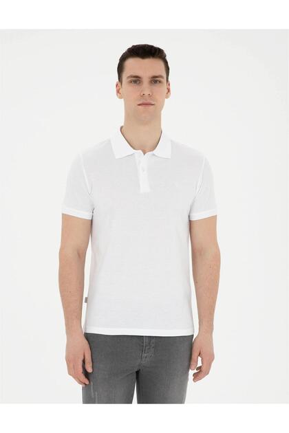 White Slim Fit Basic T-shirt