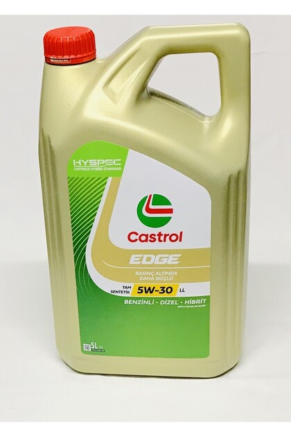 Castrol Edge 5W-30 Tam Sentetik Benzinli-Dizel-Hibrit Motor Yağı 5