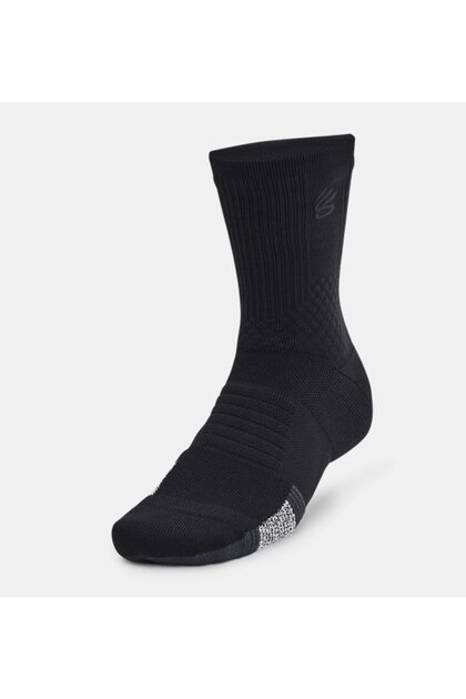 Unisex Curry ArmourDry™ Playmaker Mid-Crew Çorap 1376231-002