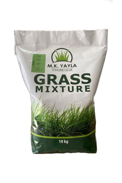 M.K Yayla Tohumculuk Grass Mixture 6'lı Karışım Ithal Çim Tohumu - 6'lı Mix - 10 kg
