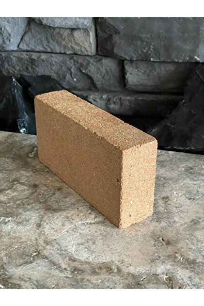 Polen Stone Ateş, Barbekü Şömine Fırın Tuğlası 10x20x5 ( 1 Adet