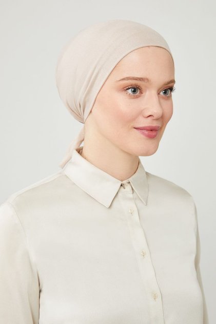 حجاب نسائي كبير الحجم مقاس XL بلون حجر العظم