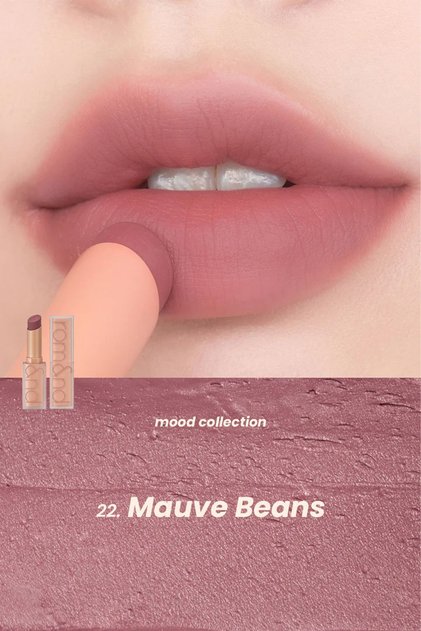 Zero Matte Lipstick Muteral Nude /Mat, Kadife Ruj Muteral Nude Serisi - 22 Mauve Beans
