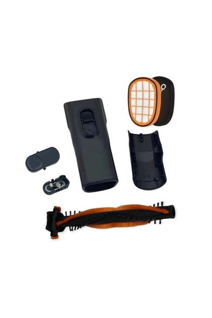 Kit de reparații XC8349 (Buton cu arc metalic), Filtru și Perie pentru capul aspiratorului