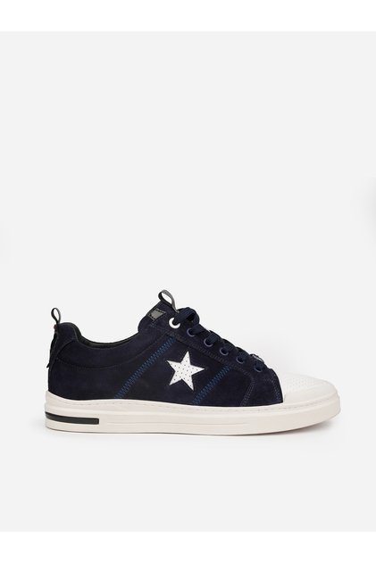 10207 Genuine Leather Starry Men's Casual Sneaker Shoes