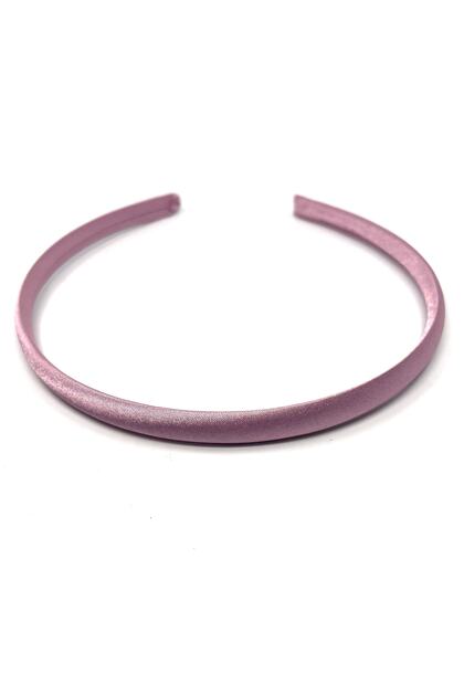 Satin Embroidered Plastic Crown Pink Color 1 cm Wide 1 Piece