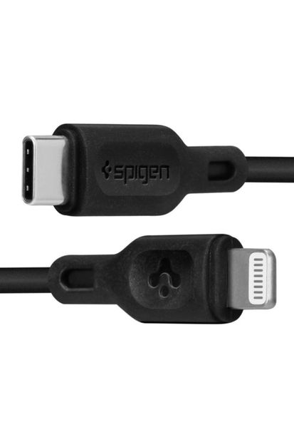 Spigen Essential Apple Usb-c To Lightning Pd Hızlı Şarj Ve Data Kablo Mfı Lisanslı 1 M C10cl Black - 2