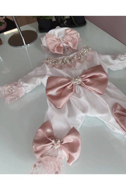 Satin Baby Rompers