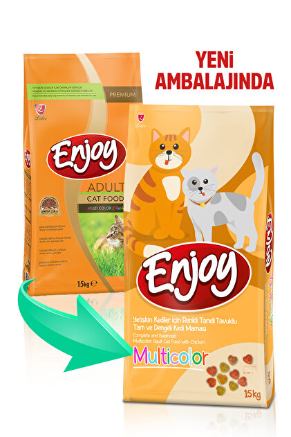 Enjoy Mama 15 Kg Premium Multicolor Gurme - Fiyatı, Yorumları