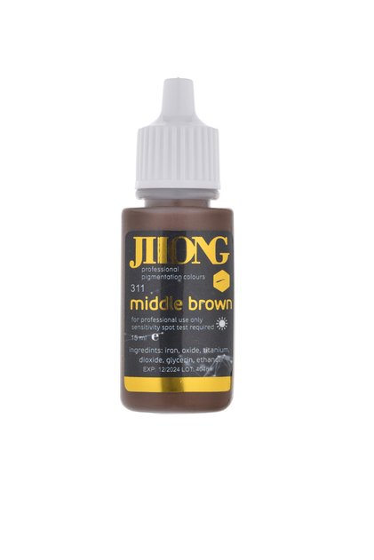 Kalıcı Makyaj & Mıcrobladıng Boyası Middle Brown #311 , 15 ml