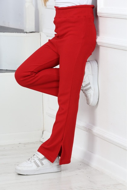 Flared Leg Girls' Trousers Minah-06050001
