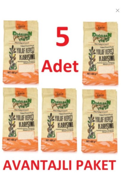 Yulaf Kepeği Karışımı 400 Gram 5 Adet Avantajlı Set
