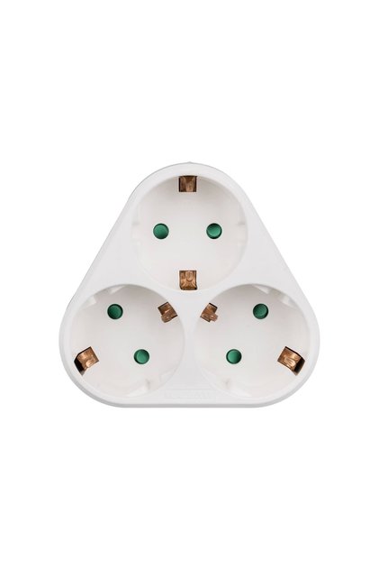 Ve-22414 16 Ampere 3500 Watt 3 Way Golyat Socket