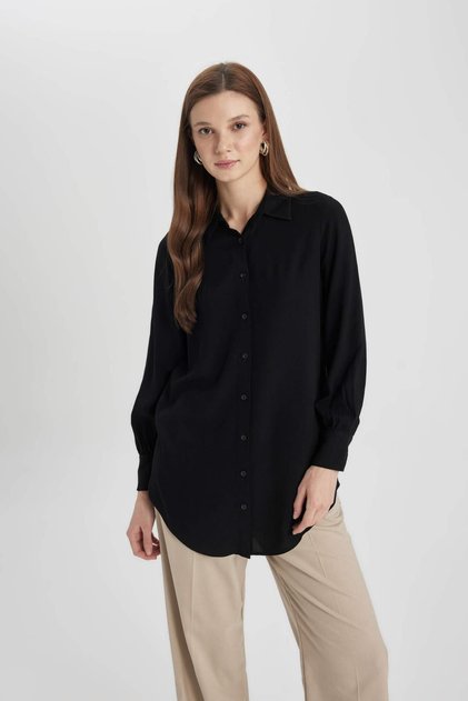 Women's Black Tunic - Z3538Az/Bk81