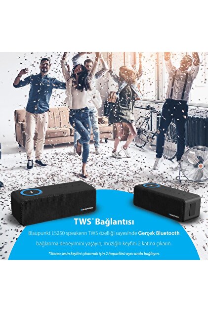 Blaupunkt LS250 Bluetooth Kablosuz Şarj Standlı Hoparlör Ses