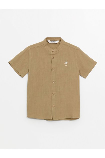 Boy's Short Sleeve Shirt - LCW Prevailing Collar