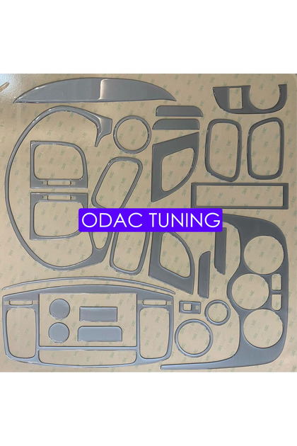 Hyundai Accent Era Full Set Torpido, Konsol, Trim, Göğüs Kaplama Set Gümüş Gri Renk Özel Dizayn