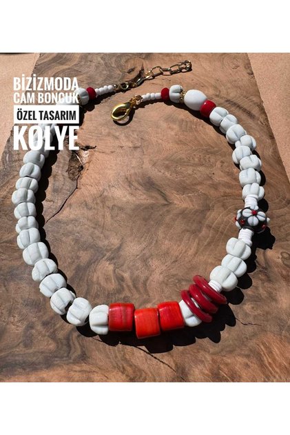 Bodrum Glass Bead Serenay Glass Necklace Evil Eye Bead Necklace