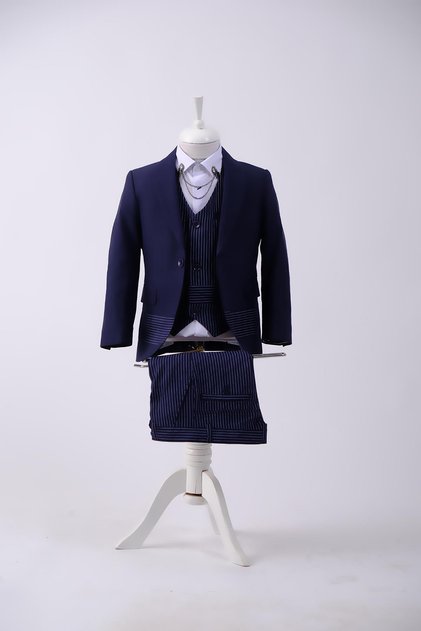 Boy's Striped Suit Three Piece