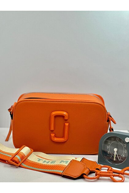 The Marc Jacobs Ayarlanabilir Askılı Marka Muadili Turuncu El Ve