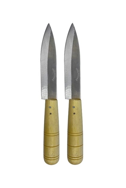 Antakya Bıçağı Naim Bıçak Ahşap Saplı Mutfak Bıçağı Orta Boy 2 Adet 22cm Keskin Kaliteli 1.sınıf