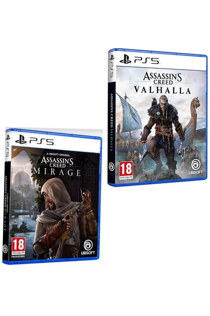 Assassins Creed Valhalla + Assassins Creed Mirage PS5 Oyun