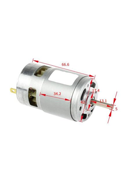 Hobi Mekatronik Rs775 Dc Spindle Motor Rulmanlı(24v 12000rpm