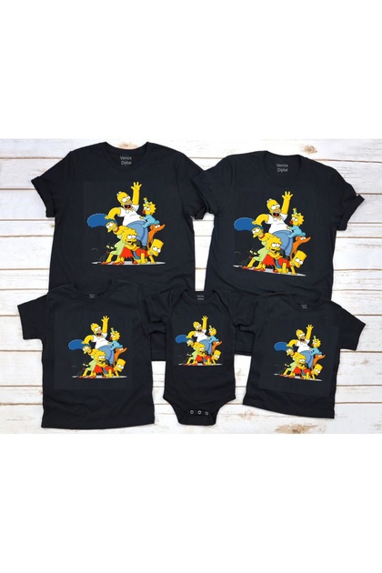 Simpsons Design Family Combination T-Shirt Zibin (the Price Is for 1 Zibin.)