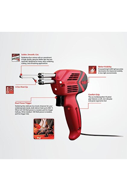 Weller WLG940023C Pistolet à Souder 230 V 140 W En Forme De Burin 480 C Max 86841217
