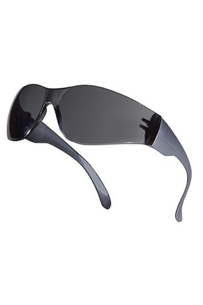 Deltaplus BRAVO2SMOKE Safety glasses with side protection 12 piece set Black Color